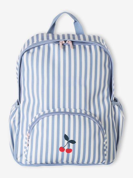 Personaliseerbare meisjesrugzak blauw - vertbaudet enfant 