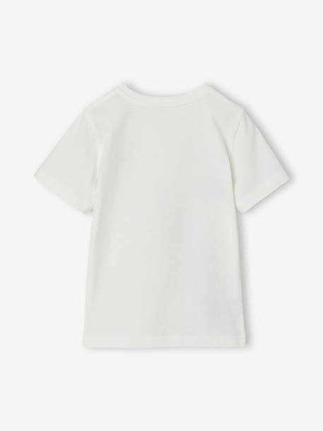 T-shirt manches courtes garçon écru - vertbaudet enfant 
