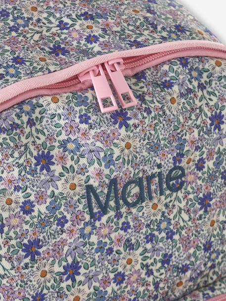 Personaliseerbare polyester rugzak lila (poederkleur) - vertbaudet enfant 