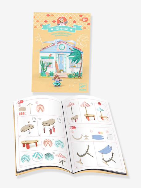 Kit créatif Mi house rose+rouge+vert - vertbaudet enfant 