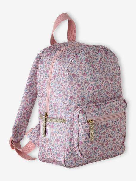 Sac à dos personnalisable polyester rose dragée - vertbaudet enfant 