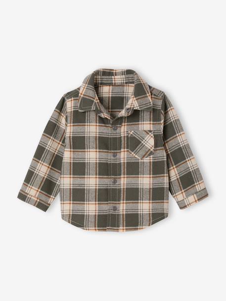 Bébé-Chemise flanelle bébé à carreaux