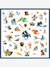 160 ridderstickers blauw - vertbaudet enfant 