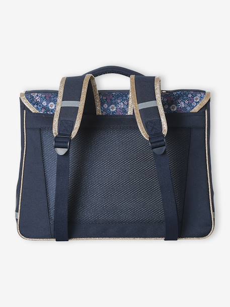 Polyester boekentas Iris voor meisjes donkerblauw - vertbaudet enfant 