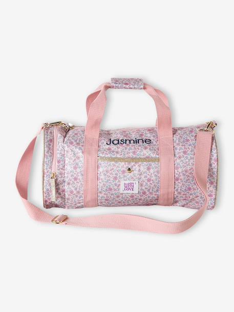 Sac de sport personnalisable polyester rose dragée - vertbaudet enfant 