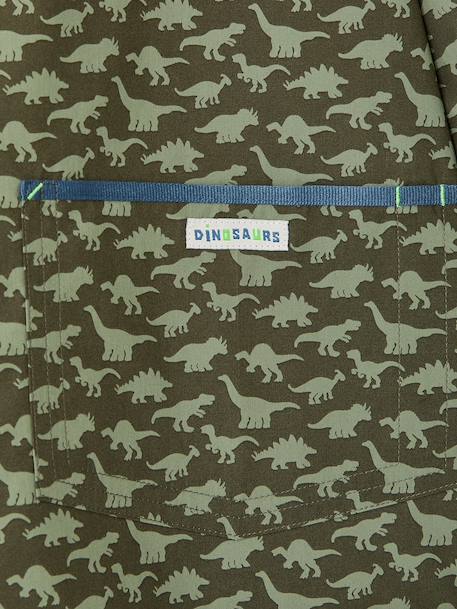 Tablier garçon zippé personnalisable kaki - vertbaudet enfant 