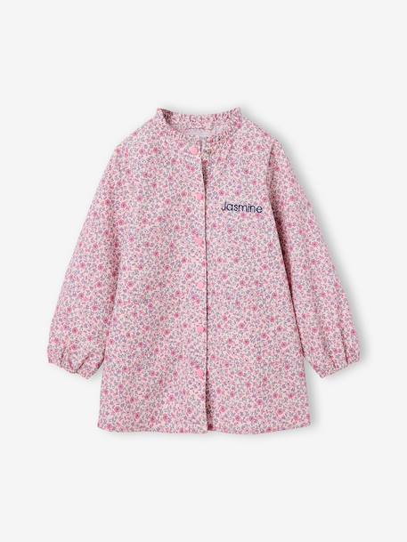 Tablier fille pressionné personnalisable rose dragée - vertbaudet enfant 
