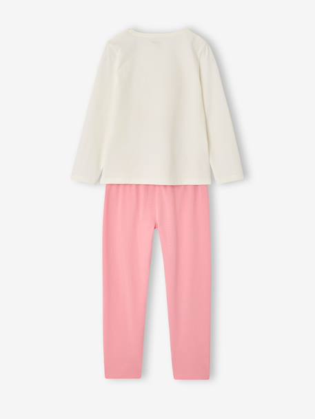 Lot 2 pyjamas fille écru - vertbaudet enfant 