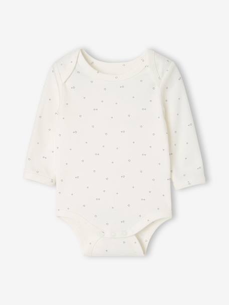 Lot de 3 bodies manches longues bébé fille rose pâle - vertbaudet enfant 