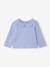 T-shirt bébé col brodé manches longues beige clair+bleu+rayé marine+rayé rouge - vertbaudet enfant 