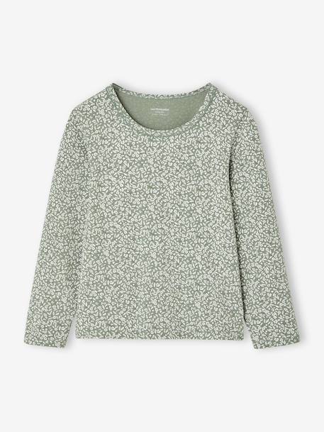 Set van 3 meisjesshirts met lange mouwen oudroze - vertbaudet enfant 