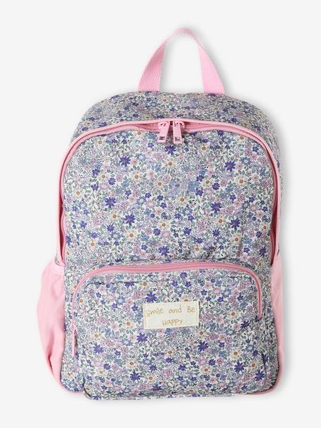Personaliseerbare polyester rugzak lila (poederkleur) - vertbaudet enfant 