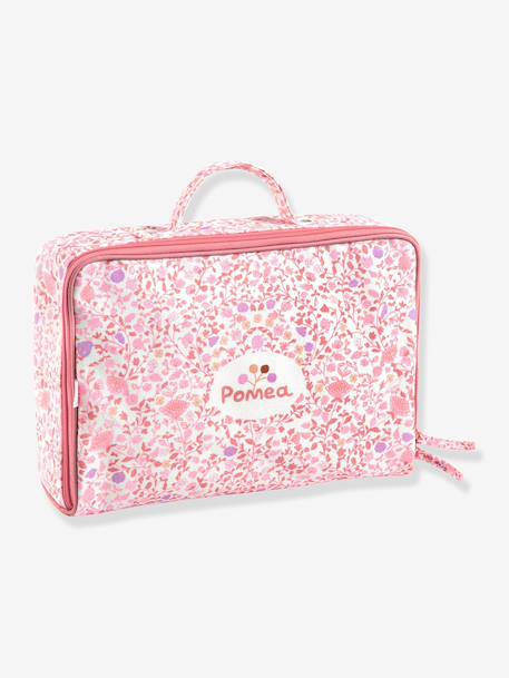 La valise poupon + accessoires blanc+bleu+rose - vertbaudet enfant 