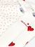 Set van 3 rompers met lange mouwen PETIT BATEAU veel wit+wit - vertbaudet enfant 