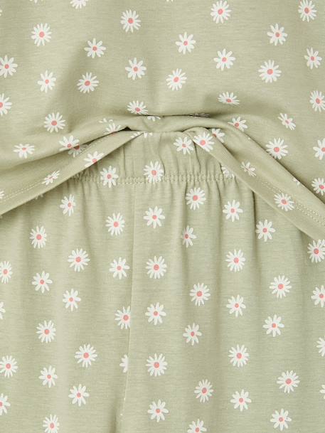Lot 2 pyjamas fille vert sauge - vertbaudet enfant 