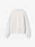 Sweat fille manches longues chocolat+gris - vertbaudet enfant 