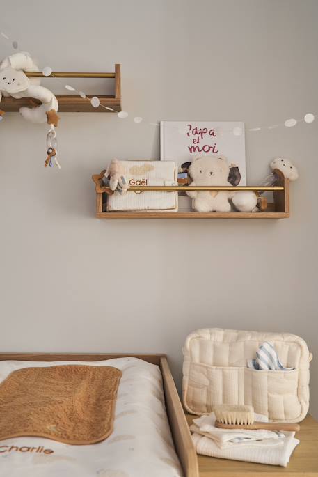 Set van 2 boekenplanken goud - vertbaudet enfant 