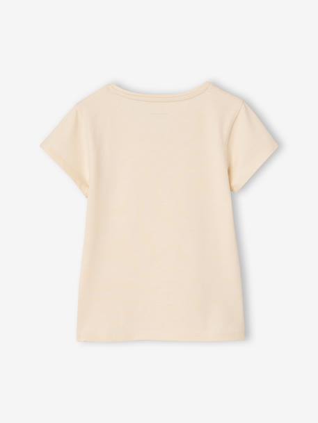 Set van 3 meisjesshirts met korte mouw beige - vertbaudet enfant 