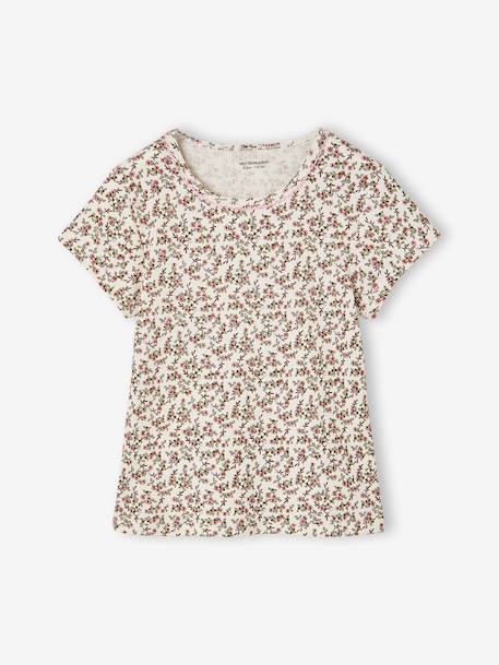 Lot de 3 T-shirts manches courtes fille beige - vertbaudet enfant 