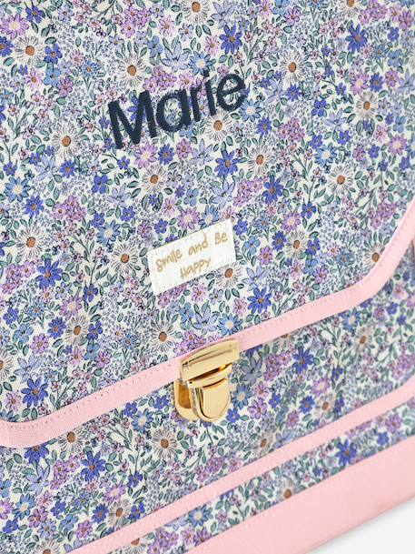 Cartable fille personnalisable lilas poudré - vertbaudet enfant 