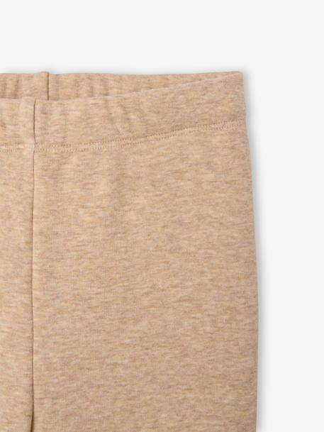 Meisjeslegging met fleecevoering gemêleerd beige+marineblauw+rouge+zwart - vertbaudet enfant 