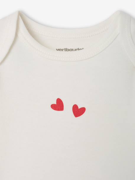 Set van 3 babybody's met lange mouwen ecru - vertbaudet enfant 