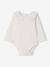 Lot de 2 bodies naissance manches longues à col rose pâle - vertbaudet enfant 
