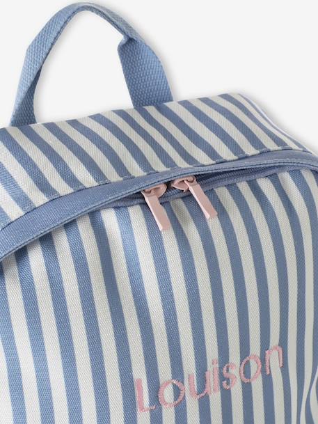 Personaliseerbare meisjesrugzak blauw - vertbaudet enfant 