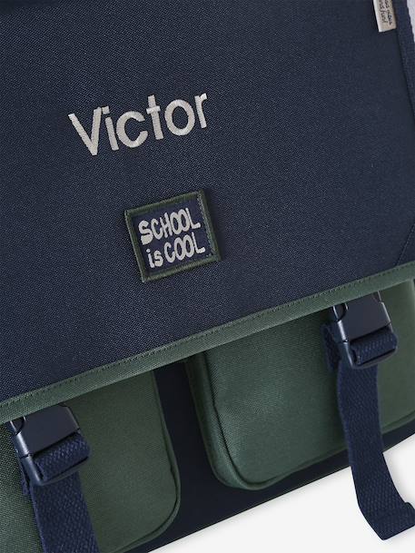 Cartable garçon polyester bleu foncé - vertbaudet enfant 