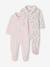 Lot de 2 dors-bien bébé ouverture devant cappuccino+rose pâle+vert sauge - vertbaudet enfant 