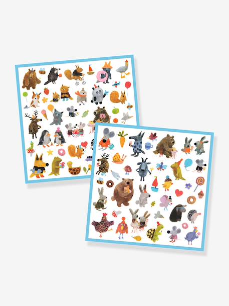 160 stickers Fluffy Friends blauw - vertbaudet enfant 