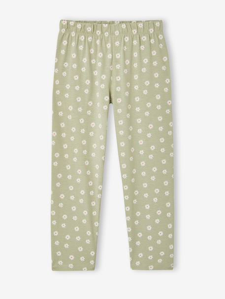 Lot 2 pyjamas fille vert sauge - vertbaudet enfant 