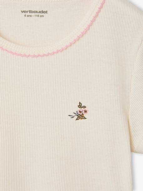 Lot de 3 T-shirts manches courtes fille beige - vertbaudet enfant 