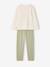 Lot 2 pyjamas fille vert sauge - vertbaudet enfant 