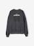 Sweat fille manches longues anthracite - vertbaudet enfant 