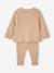 Ensemble bébé mixte gilet pantalon en tricot beige+blanc+vert d'eau+vert sauge - vertbaudet enfant 