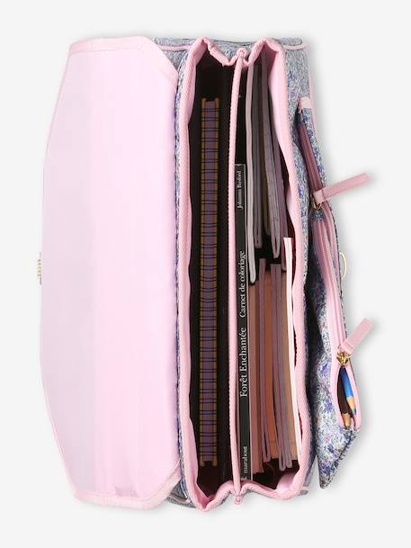 Polyester schooltas voor meisjes lila (poederkleur) - vertbaudet enfant 