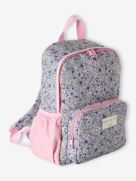 Personaliseerbare polyester rugzak lila (poederkleur) - vertbaudet enfant 