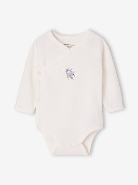 Lot de 5 bodies bébé garçon manches longues bleu ciel - vertbaudet enfant 