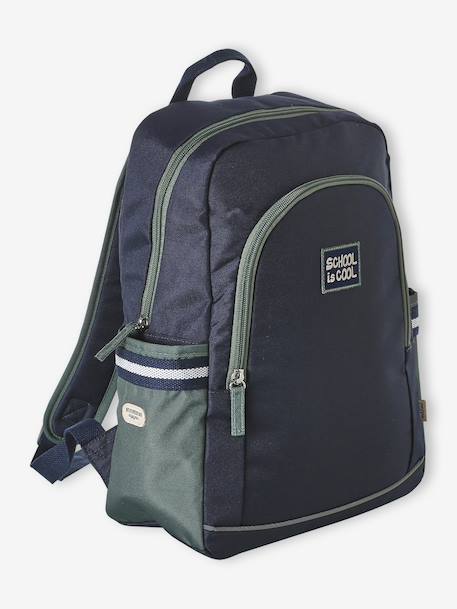 Sac à dos garçon en polyester bleu foncé - vertbaudet enfant 