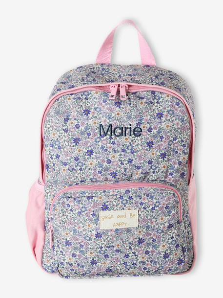 Sac à dos personnalisable en polyester lilas poudré - vertbaudet enfant 