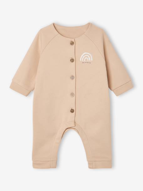 Combinaison bébé manches longues beige - vertbaudet enfant 