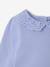T-shirt bébé col brodé manches longues beige clair+bleu+rayé marine+rayé rouge - vertbaudet enfant 