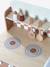 Cuisine en bois FSC® avec accessoires caramel+écru+rose+vert sauge - vertbaudet enfant 