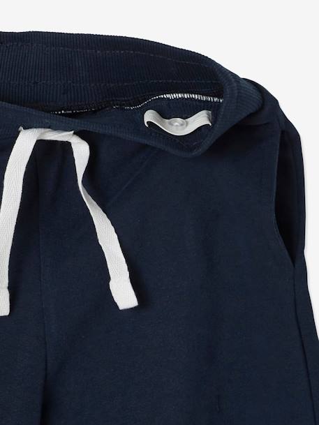 Lot de 2 bermudas garçon en molleton lot encre+lot noir - vertbaudet enfant 