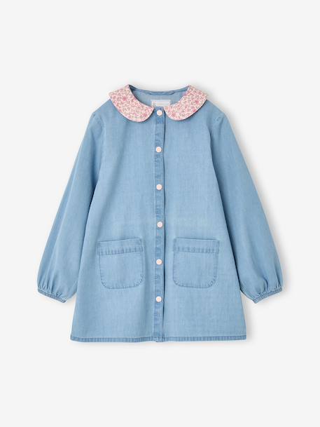 Tablier fille personnalisable bleu jean - vertbaudet enfant 