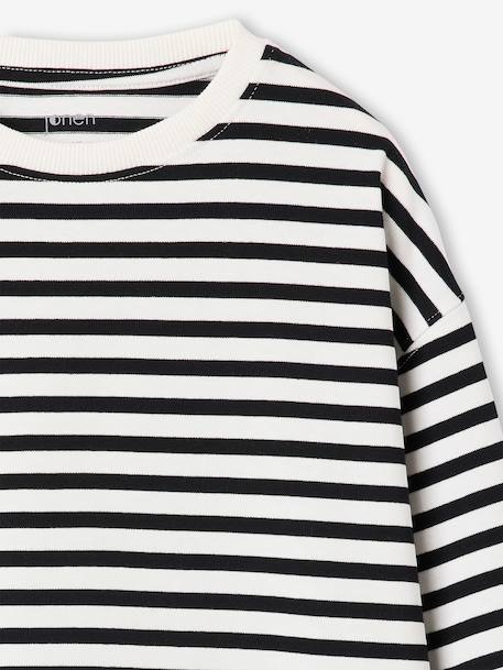 Meisjes T-shirt met lange mouwen ecru+rozenhout - vertbaudet enfant 