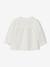 Geborduurde babyblouse ecru+okergeel - vertbaudet enfant 