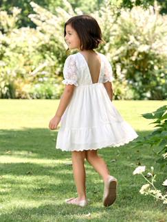 -Robe fille boheme manches dentelles
