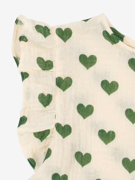 Top met volantjes Coco groen - vertbaudet enfant 